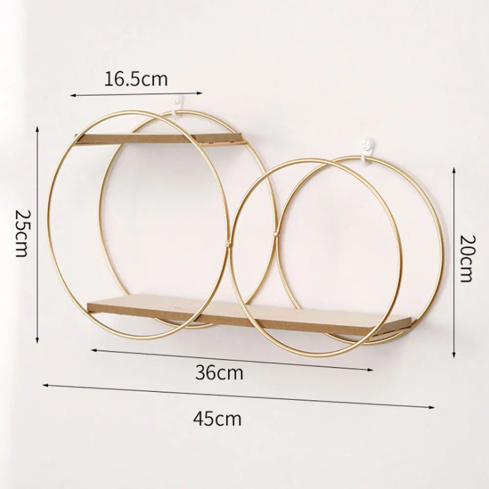 Modern Floating Circular Wall Shelves