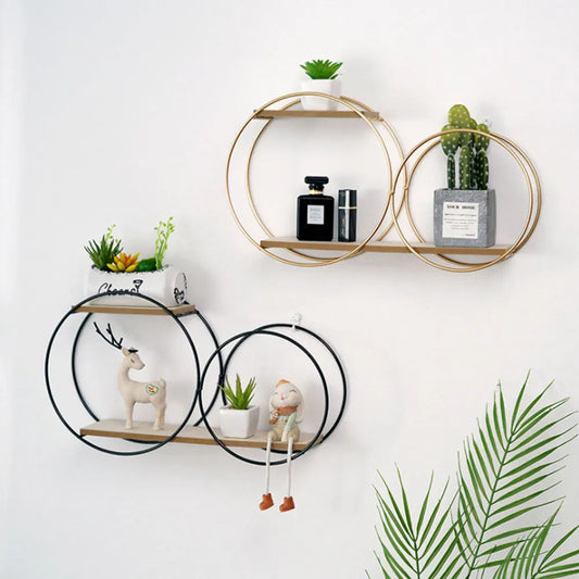 Modern Floating Circular Wall Shelves