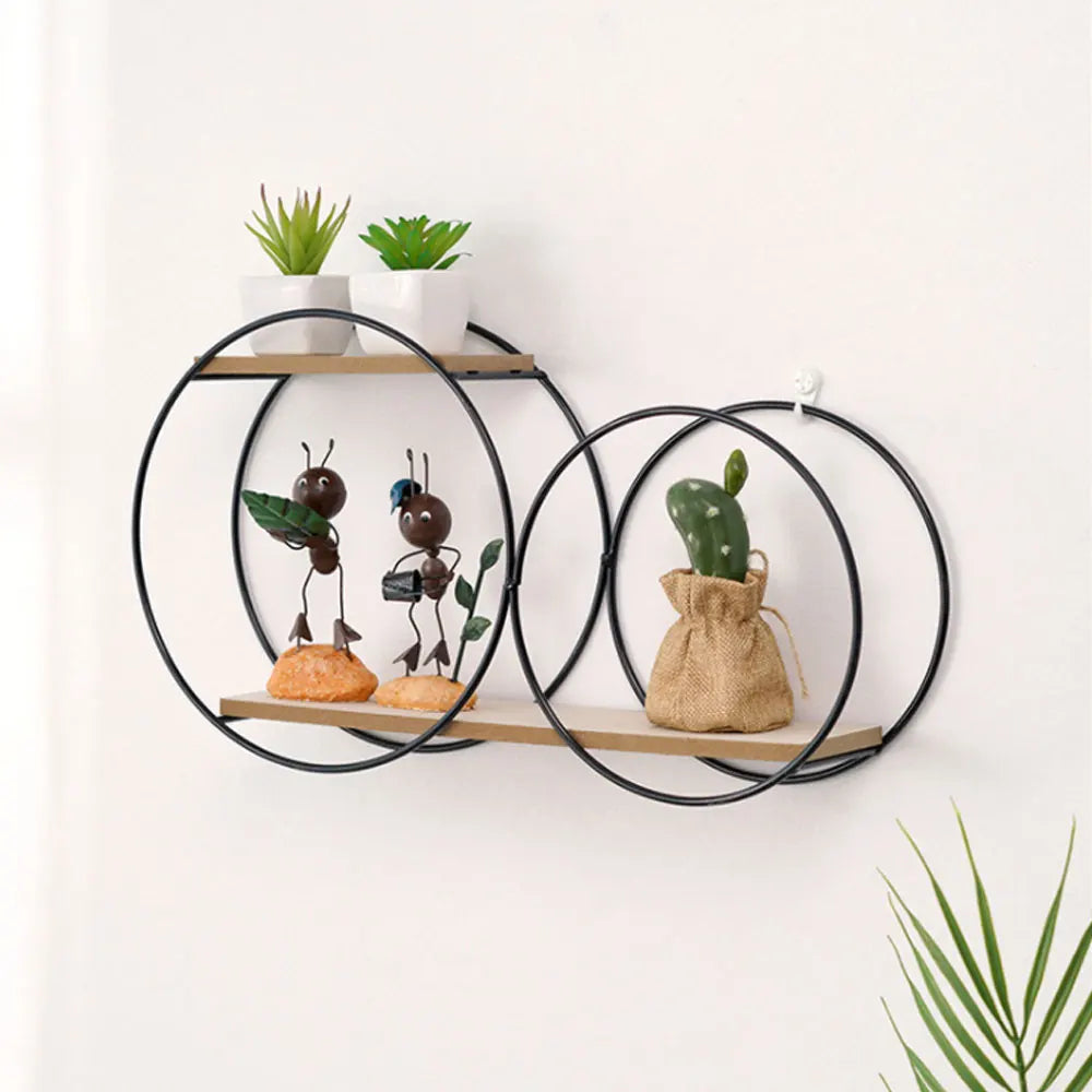 Modern Floating Circular Wall Shelves
