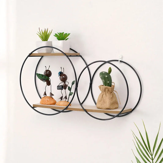 Modern Floating Circular Wall Shelves