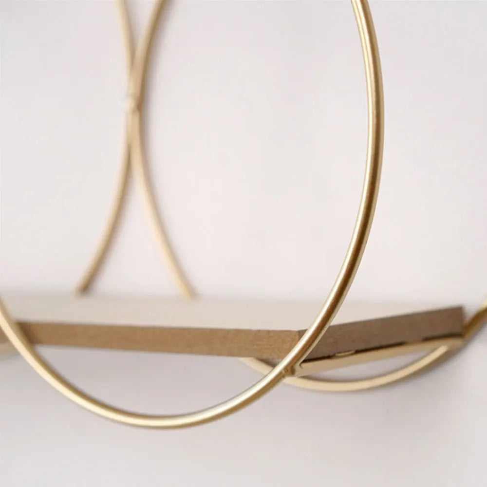 Modern Floating Circular Wall Shelves