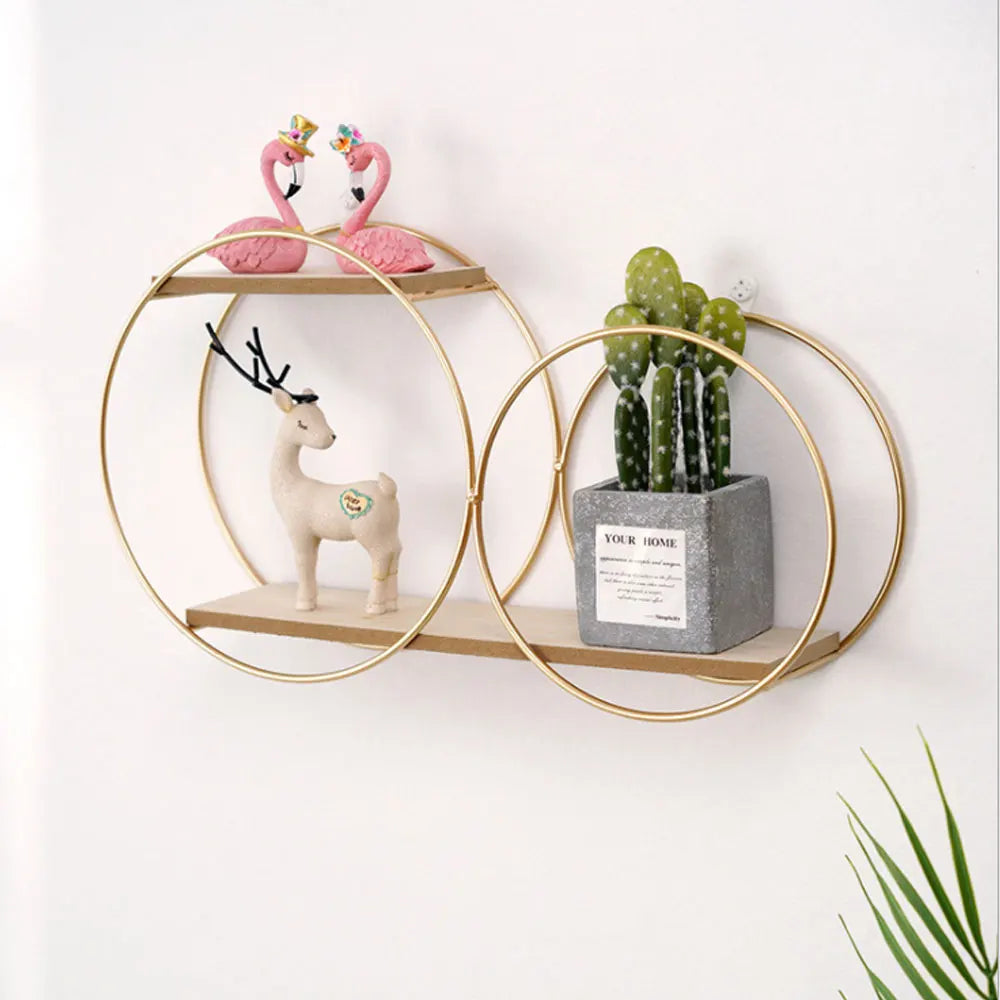 Modern Floating Circular Wall Shelves