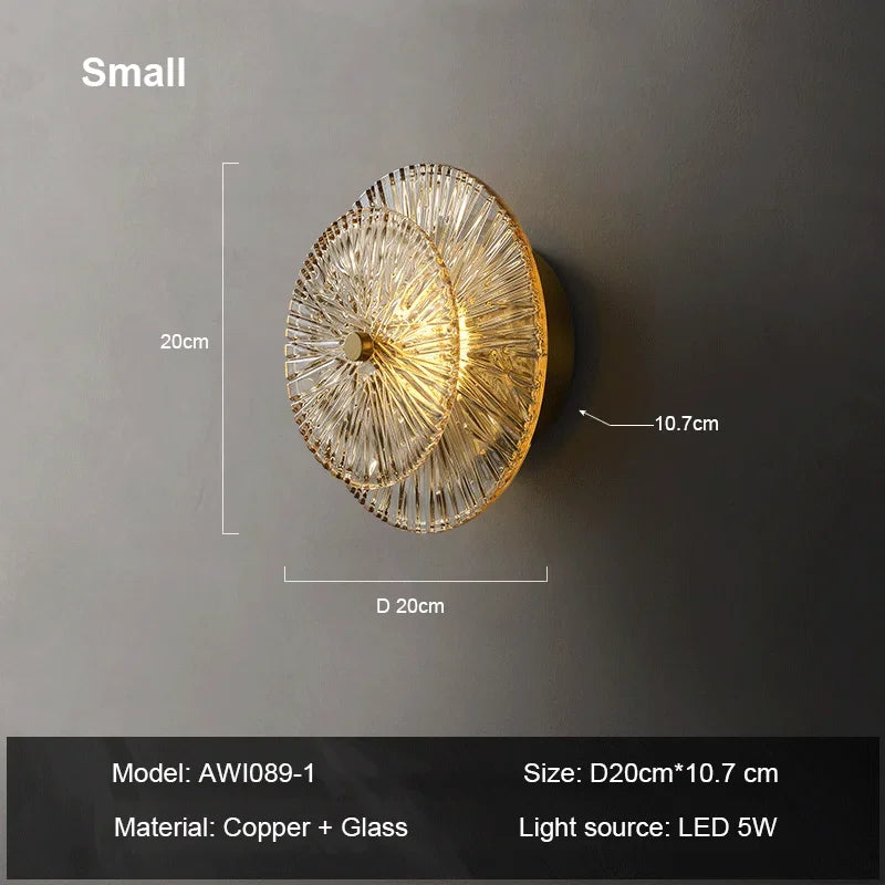 Luxury Glass Lamp Art